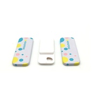 Boîte en métal rectangulaire coulissante personnalisée 162x66mm, emballage portable résistant aux enfants pour bonbons et pilules, conteneur coulissant en fer blanc