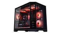 LY New Factory Lcd Gaming Computer Case 3 Glass Matx/ATX Motherboard case Venta caliente Rgb Fans Gaming case con pantalla