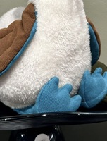 Peluche personnalisée de tourterelle bleue, jouet en peluche mignon et doux, cadeau pour enfants, vente en gros