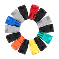 Plug boot rj45 Plug Cover modules mâle 8P Crystal Head Connector cat5e cat6 rj45 boots