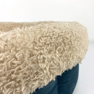 YangyangPet Creative Blüten blätter Form Kinder bett Super Soft <span class=keywords><strong>Sherpa</strong></span> Comfort Warmes Katzen bett für Katzen - Product Image 4