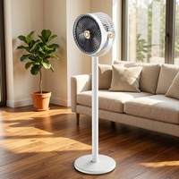 Ventilateur sur pied commercial oscillant à grande vitesse pour circulation d'air