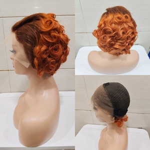 Nouvelle Promotion Perruques <span class=keywords><strong>Cheveux</strong></span> Humains 100% Naturels 8 Pouces 10A 13*4 Frontal Loose Wave Bob - Product Image 4