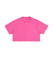 T-shirt en coton pour femmes, coupe ample, 210 g/m², manches courtes, logo personnalisé, streetwear, style sexy girl