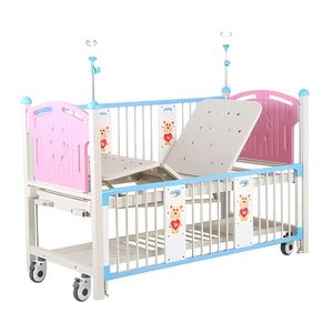 Cama Hospitalaria Pediátrica Manual de 2 Funciones para Bebés y Niños, con 2 Manivelas, Venta al por Mayor - Product Image 1