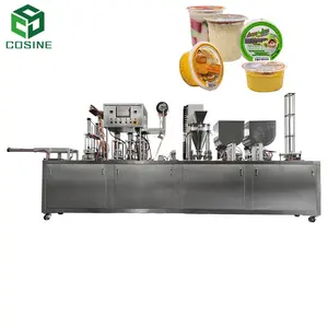 full auto low cost Salad dressing cup alcoholic filling sealing machine small business machines beverage processing line