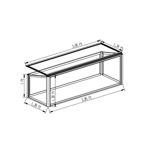 Piccola Veranda in Alluminio per PC, Resistente a Tutte le Condizioni Atmosferiche, per la Coltivazione di Piantine in Giardino - Product Image 6