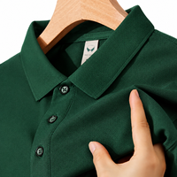 Camisa de punto sin arrugas, sin planchado, con cuello, manga corta, estampada, 12 colores sólidos, ropa de trabajo, uniforme corporativo, venta al por mayor