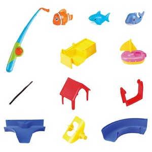Nouveauté : Jeu de pêche en plastique Juguetes, parc aquatique, jeu d'été, jouet de piste aquatique pour enfants - Product Image 5