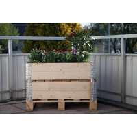 Jardinière surélevée en bois pour balcon et jardin, étagère de présentation pour fleurs, légumes et plantes vertes