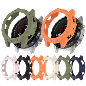 Boîtier de Protection pour montre intelligente, cadre pare-chocs souple TPU creux pour Garmin MARQ2 athlète Captain <span class=keywords><strong>golf</strong></span>, nouvelle collection 2023 - Product Image 1