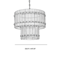 Lustre cylindrique en verre de luxe, éclairage élégant pour salon, hall d'hôtel ou escalier, lustre moderne pour entrée