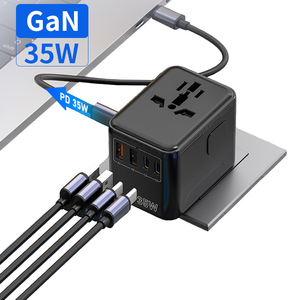 อะแดปเตอร์แปลงไฟแบบ Universal รุ่นใหม่ พร้อมที่ชาร์จ USB สำหรับเดินทางต่างประเทศ - Product Image 5