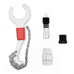 Yueli Bicycle Repair Tool <b>Kit</b> 4-Piece Steel Chain Remover Wrench Set With Tail Hook For Bike Maintenance - Product Image 3