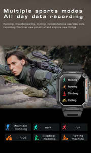 Montre connectée P3 pour hommes, très vendue, écran 1,71 pouces, grande autonomie, modes sportifs en extérieur, étanche IP67, suivi de la fréquence cardiaque et de l'activité - Product Image 3