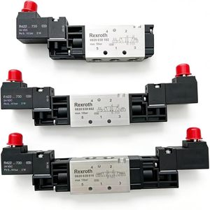 วาล์วนิวแมติกโซลินอยด์ 5 ทาง Rexroth 24V DC 10 บาร์ พอร์ตขนาด 1/4 นิ้ว - Product Image 4