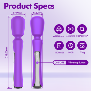 <span class=keywords><strong>LIL</strong></span> MERMAID Vibrateur rechargeable puissant à 9 vitesses, stimulateur clitoridien et du point C, étanche, silencieux, en silicone, jouet sexuel pour adultes - Product Image 3