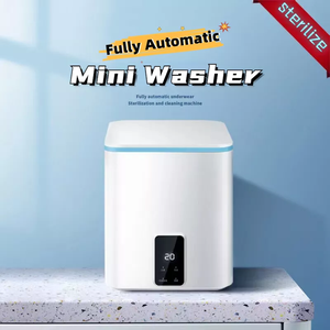 2kg gaoqiu xách tay mini có thể sạc lại máy giặt thiết bị nhỏ để làm sạch đồ lót và Vớ với bể nước - Product Image 5