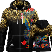 Vêtements de sport personnalisés avec fermeture éclair, tissu softshell épais et motif de dragon, costumes de Noël, motifs d'animaux du zodiaque