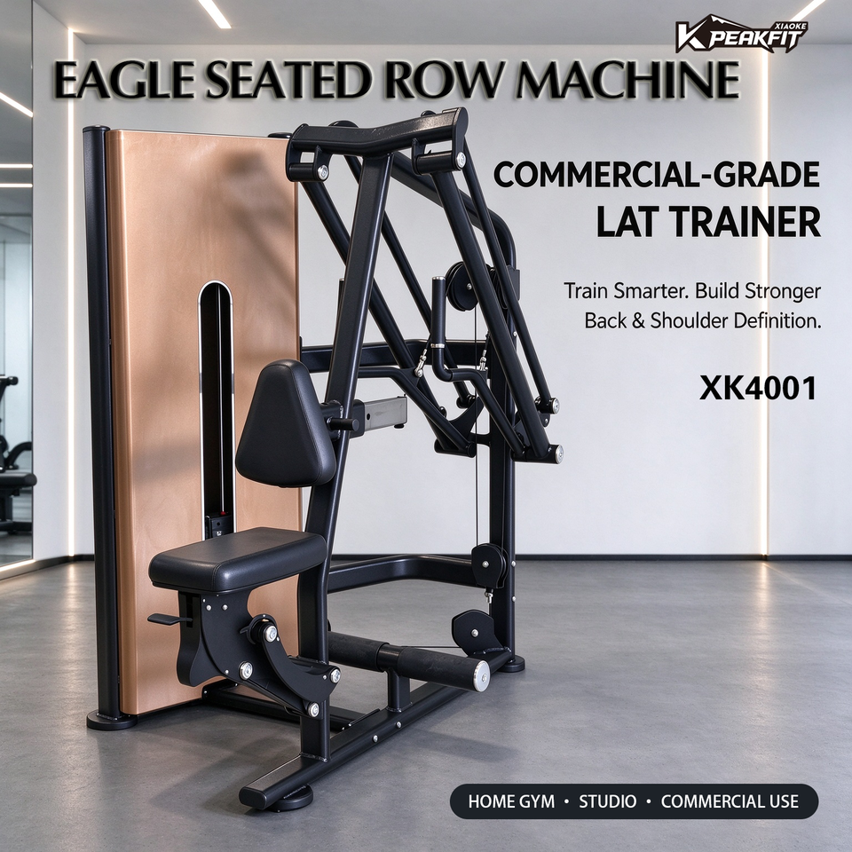 XK4001 Eagle Seated Row Machine Pin Loaded Commercial Gym Equipment ...