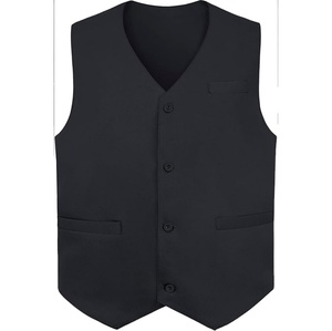 Chaleco de trabajo con botones unisex, actividad, supermercado, Bar, evento, uniforme, chaleco <span class=keywords><strong>para</strong></span> voluntario, <span class=keywords><strong>camarero</strong></span>, ropa de trabajo - Product Image 4