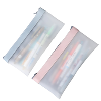Étui à crayons en cuir PU créatif de grande capacité, 20cm x 5, porte-stylos multifonctionnel pour étudiants, fournitures scolaires, organisateur