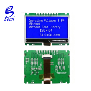 128*64 COG จอแสดงผล LCD อินเทอร์เฟซแบบอนุกรม SPI แบบขนาน ST7565R ไดร์เวอร์โมดูล LCD แรงดันไฟฟ้าในการทำงาน 3.3V - Product Image 4