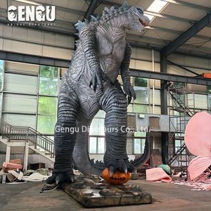 Thực Tế Phim Quái Vật Tùy Chỉnh Khổng Lồ <span class=keywords><strong>Godzilla</strong></span> Bức Tượng Cho Halloween Trang Trí - Product Image 6