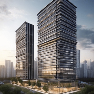 Prefabricated Modern <strong>3</strong> Story Prefab <strong>Structural</strong> Steel Large Span Office Hotel Building - Product Image 6