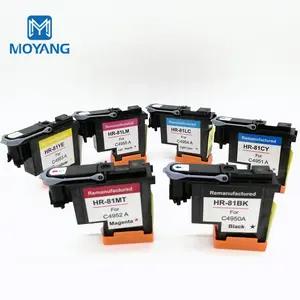 Pezzi di ricambio per stampante rigenerata impeccabile MoYang compatibili per testina di stampa Hp 81 per stampante designjet HP 5500 HP 5000
