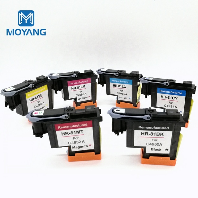 MoYang Flawless Remanufactured Printer Spare Parts Compatible for Hp 81 Printhead to Designjet HP 5500 HP 5000 Printer