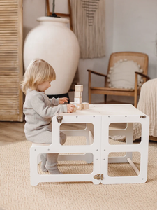 Cama de calidad Montessori, taburete de paso para niños pequeños para casa de campo, dormitorio, escuela, jardín de infantes apropiado, diseño moderno de madera duradero - Product Image 2