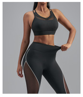 Nouveau haut de yoga pour femmes, soutien-gorge de sport avec coussinets de poitrine fixes, soutien solide, bretelles fines pour la course en plein air