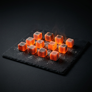 Charbon de coco de haute qualité en cubes pour chicha : Combustion fiable et durable - Product Image 1