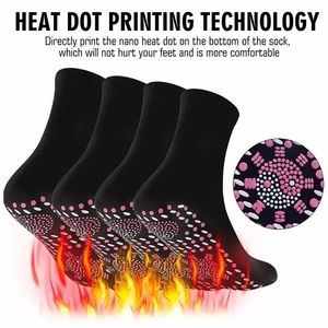 <span class=keywords><strong>Chaussettes</strong></span> enduites magnétiques de soins de santé de famille <span class=keywords><strong>Chaussettes</strong></span> magnétiques de <span class=keywords><strong>tourmaline</strong></span> de chaleur chaude - Product Image 3