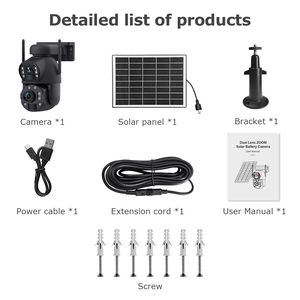 OEM ODM 4K 8MP 50x <span class=keywords><strong>Zoom</strong></span> Lens Dual Ubox App 4G Cctv Ptz <span class=keywords><strong>Ip</strong></span> al aire libre Wifi 4G Tarjeta Sim Tarjeta de memoria Cámara de seguridad solar - Product Image 6