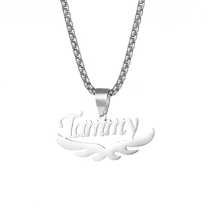 Vente en gros Pendentif Hip <span class=keywords><strong>Pop</strong></span> <span class=keywords><strong>Rap</strong></span> Collier Singer Juice Wrld en acier inoxydable - Product Image 4