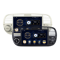 Reproductor Multimedia de DVD para Automóvil con Android 13, Apto para FIAT500, Carplay Inalámbrico, Android Auto, Navegación GPS, Radio para Automóvil, DSP, WIFI