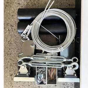 Porte à volets en alliage d'aluminium moderne et durable, résistante au vent, avec accessoires de fixation par vis <span class=keywords><strong>pour</strong></span> atelier - Product Image 3