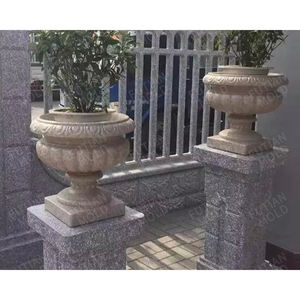 Ev için sıcak satış Abs plastik profiller döküm bahçe dekorasyon kalıp bitki saksı beton saksı kalıpları için satış - Product Image 5