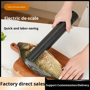 Machine à écailler le poisson sans fil en gros, entièrement automatique, pour cuisine domestique, avec grattoir ABS, modèle L-2, pour usage commercial et écaillage - Product Image 6