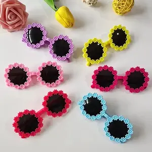 RTS 2024 Gafas de Sol de flores para niños de moda Gafas de sol antiultravioleta de tendencia para niños y niñas lindas para niñas pequeñas