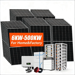 Système complet de stockage d'énergie solaire hybride 20KW 30KW 50KW Système d'énergie tout-en-un par panneau solaire pour la maison avec batterie au lithium - Product Image 1