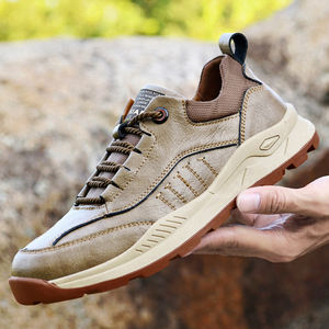 Zapatos de Hombre de Cuero Italiano, Zapatos Planos Cómodos para Caminar, Zapatillas Deportivas Casuales para Exteriores, Zapatos de Trekking para Hombre 2021 - Product Image 3