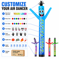 Danseurs gonflables multicolores personnalisables - Idéaux pour le marketing commercial, les expositions événementielles et les présentations de figurines gonflables