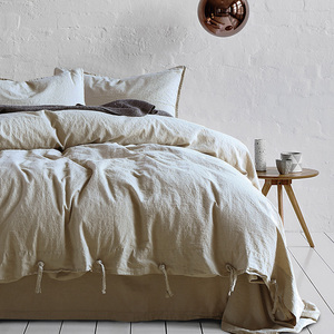 Wholesale <strong>Luxury</strong> <strong>King</strong> <strong>Size</strong> Summer Cotton Linen 4pcs Bed Sheet <strong>Bedding</strong> <strong>Sets</strong> - Product Image 2
