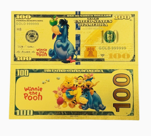 6 Banconote Colorate in Plastica con Lamina d'Oro a Tema Toy Story, Cartoni Animati Americani, per Regali di Natale e Festa Nazionale - Product Image 4