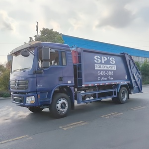 Camion compacteur de déchets SHACMAN 15CBM 4 X2, camion de compression des ordures à vendre - Product Image 3