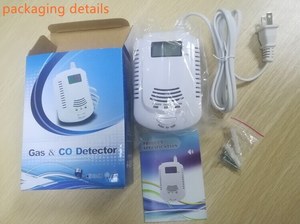 เครื่องตรวจจับก๊าซธรรมชาติและคาร์บอนมอนอกไซด์แบบเสียบปลั๊ก พร้อมสัญญาณเตือนก๊าซไวไฟแบบเสียงและไฟ - Product Image 6
