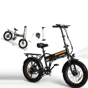 2023 populer stok gudang EU BK10 lipat e-bike dengan logo HITWAY di it sepeda listrik murah